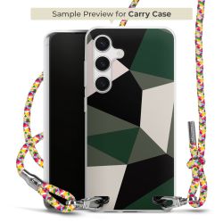 New Carry Case Transparent Stoff colourful/silber