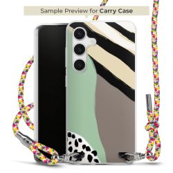 Carry Case Transparent Fabric colourful