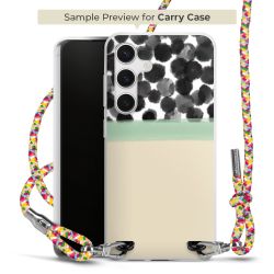 Carry Case Transparent Fabric colourful