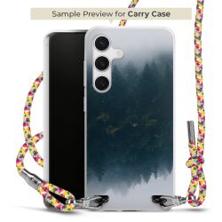 New Carry Case Transparent Stoff colourful/silber