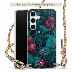 Carry Case Transparent Fabric colourful