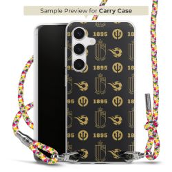 Carry Case Transparent Fabric colourful