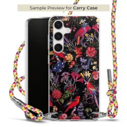 Carry Case Transparent Fabric colourful