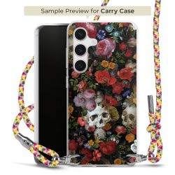 Carry Case Transparent Fabric colourful