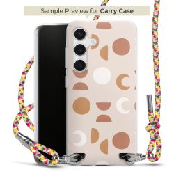 Carry Case Transparent Fabric colourful