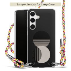 New Carry Case Transparent Stoff colourful/silber