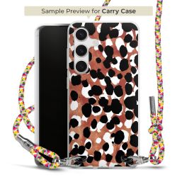 Carry Case Transparent Fabric colourful