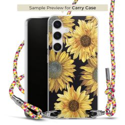 Carry Case Transparent Fabric colourful