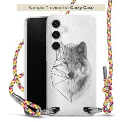 Carry Case Transparent Fabric colourful