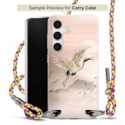 Carry Case Transparent Fabric colourful