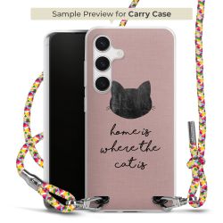 New Carry Case Transparent Stoff colourful/silber