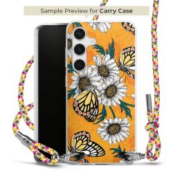 Carry Case Transparent Fabric colourful