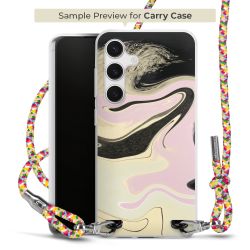 New Carry Case Transparent Stoff colourful/silber