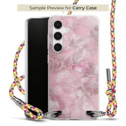 New Carry Case Transparent Stoff colourful/silber