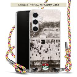 New Carry Case Transparent Stoff colourful/silber