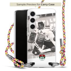 New Carry Case Transparent Stoff colourful/silber