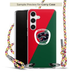 New Carry Case Transparent Stoff colourful/silber