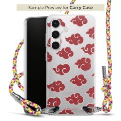 Carry Case Transparent Fabric colourful