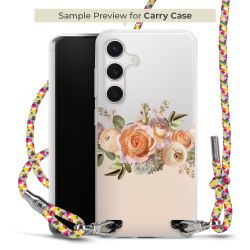 New Carry Case Transparent Stoff colourful/silber