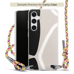 Carry Case Transparent Fabric colourful