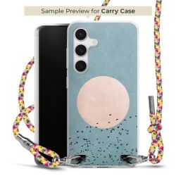 New Carry Case Transparent Stoff colourful/silber