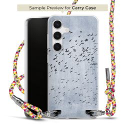 Carry Case Transparent Fabric colourful