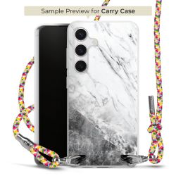 New Carry Case Transparent Stoff colourful/silber