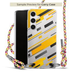 New Carry Case Transparent Stoff colourful/silber