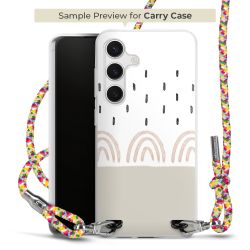 Carry Case Transparent Fabric colourful