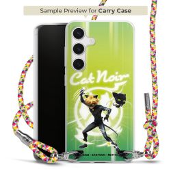 New Carry Case Transparent Stoff colourful/silber