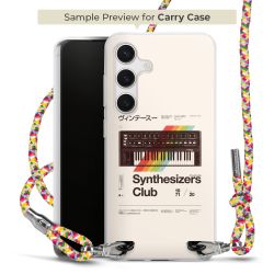 New Carry Case Transparent Stoff colourful/silber