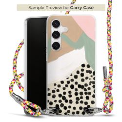 Carry Case Transparent Fabric colourful