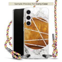 New Carry Case Transparent Stoff colourful/silber