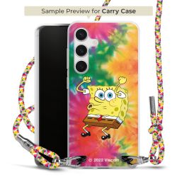 New Carry Case Transparent Stoff colourful/silber