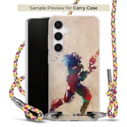 New Carry Case Transparent Stoff colourful/silber