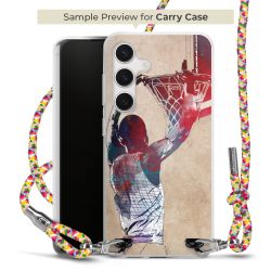 New Carry Case Transparent Stoff colourful/silber