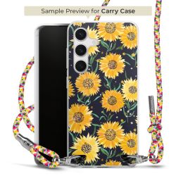 Carry Case Transparent Fabric colourful