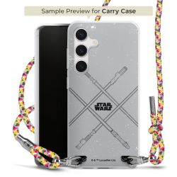 Carry Case Transparent Fabric colourful