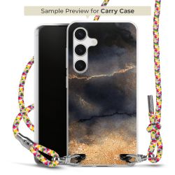 New Carry Case Transparent Stoff colourful/silber