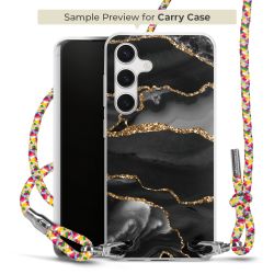 Carry Case Transparent Fabric colourful