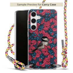 Carry Case Transparent Fabric colourful