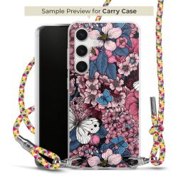 Carry Case Transparent Fabric colourful