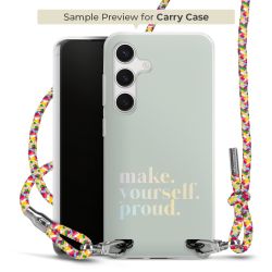 New Carry Case Transparent Stoff colourful/silber