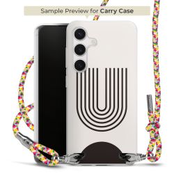 Carry Case Transparent Fabric colourful