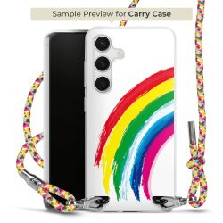 New Carry Case Transparent Stoff colourful/silber