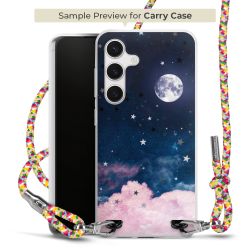 New Carry Case Transparent Stoff colourful/silber