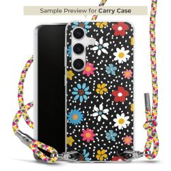 Carry Case Transparent Fabric colourful