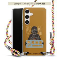 Carry Case Transparent Fabric colourful