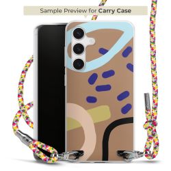 Carry Case Transparent Fabric colourful