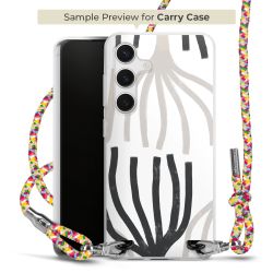 Carry Case Transparent Fabric colourful